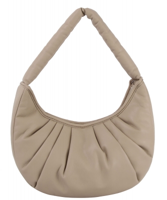 Puffy Strap Shoulder Bag Hobo Bag JYE-0484 STONE